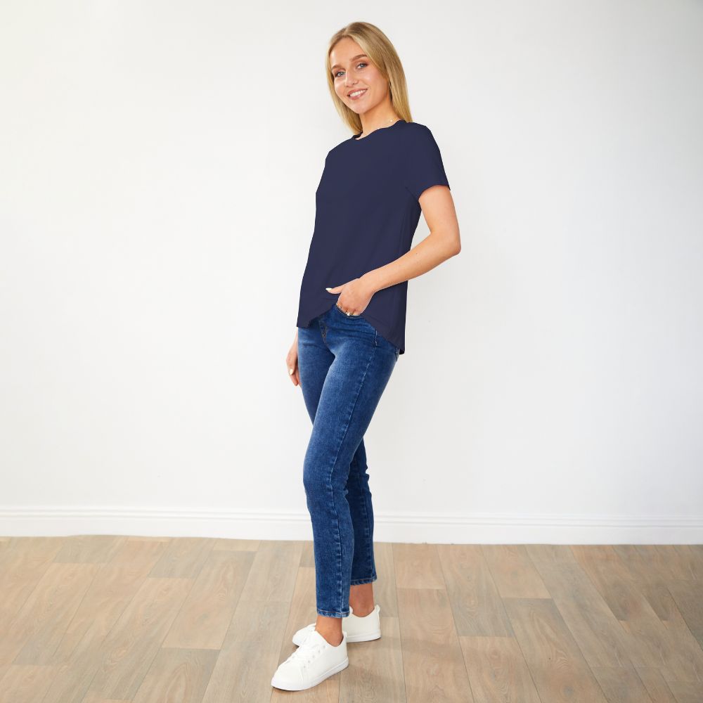 Mila Top Navy & Blue - (2 for €35)