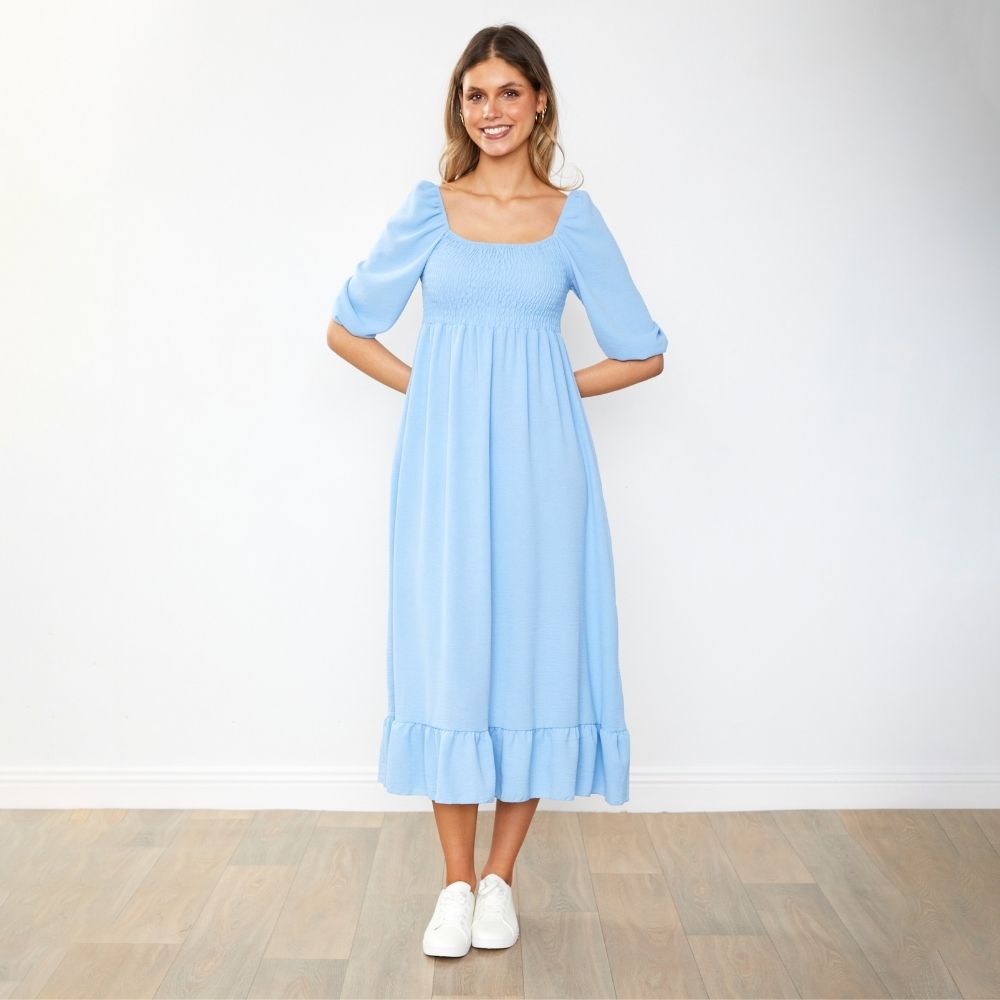 Vella Dress (Sapphire Blue)