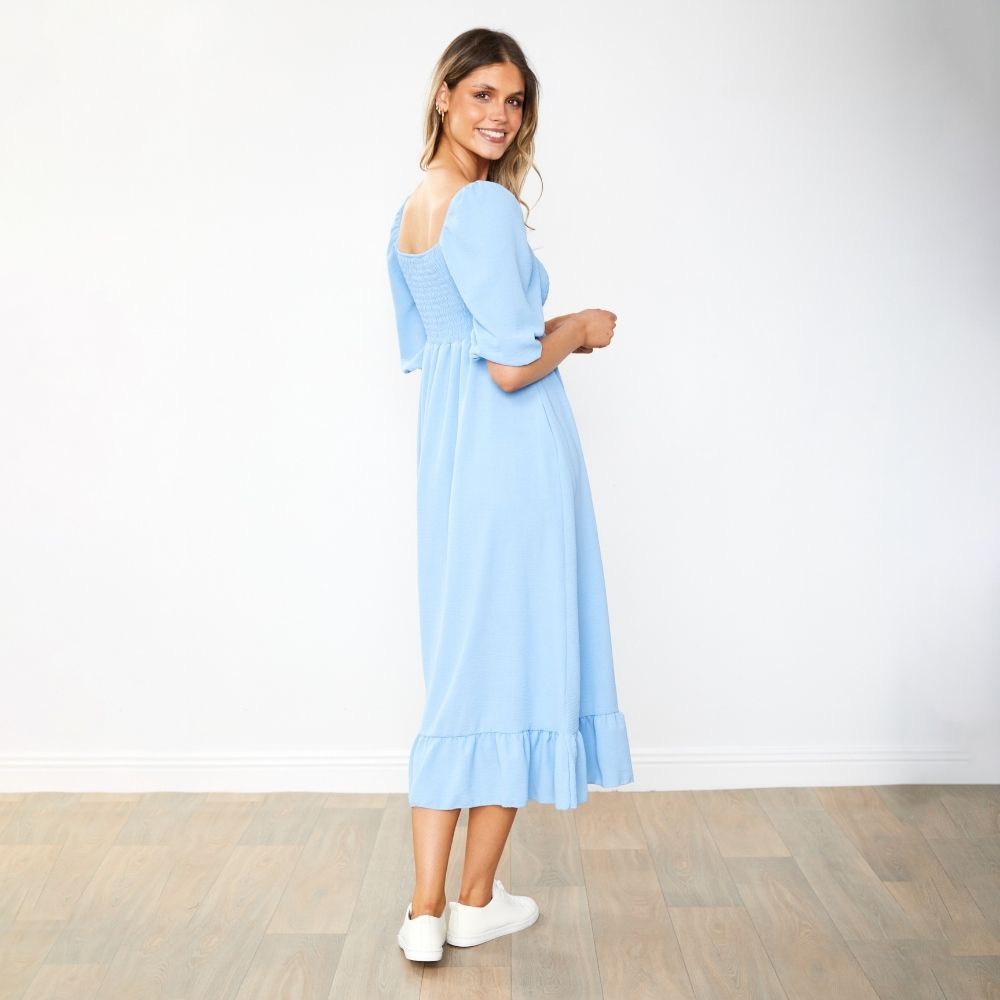 Vella Dress (Sapphire Blue)