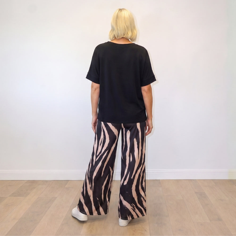 Zara Zebra Co-ord (Black)