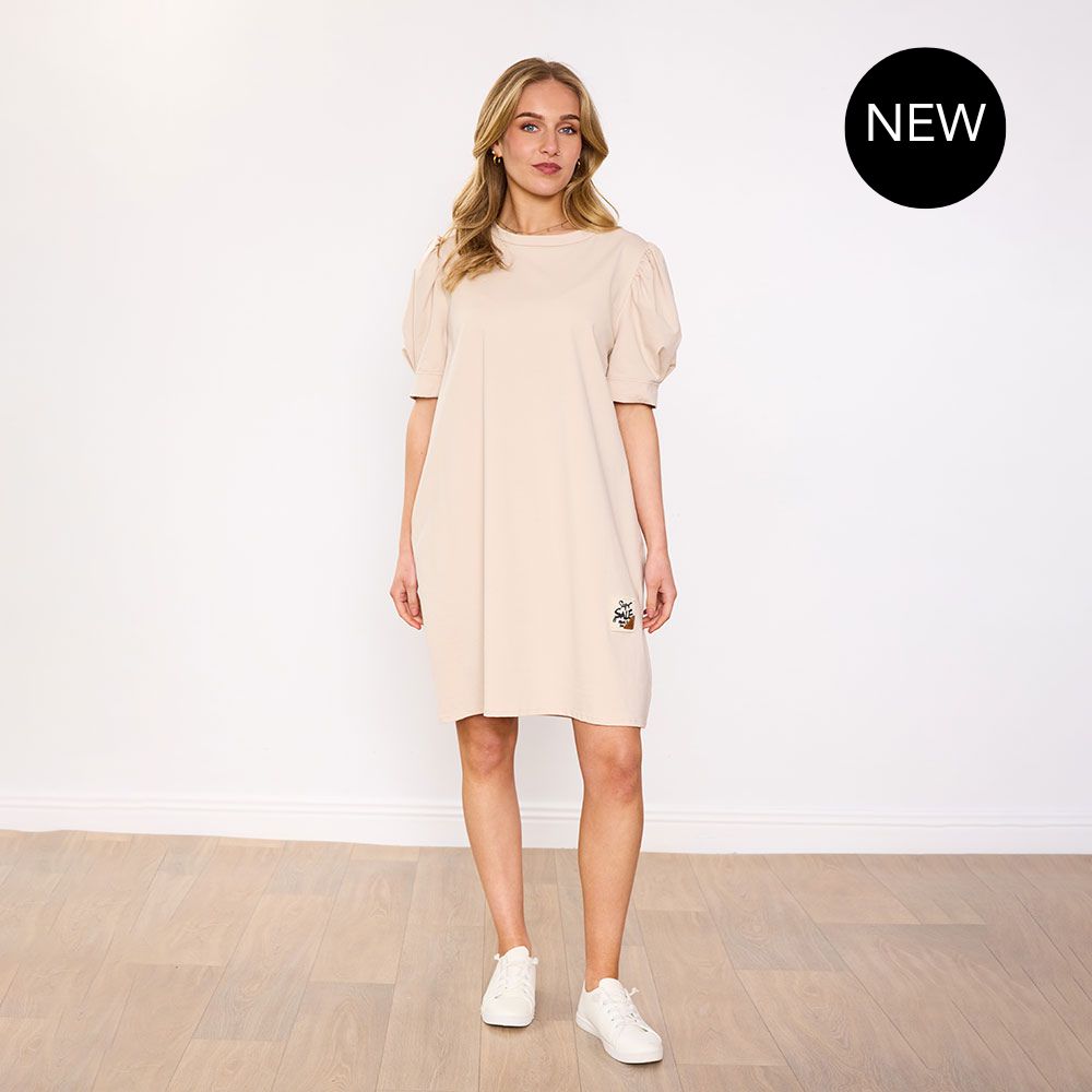 Bella Dress in cream – women's dress