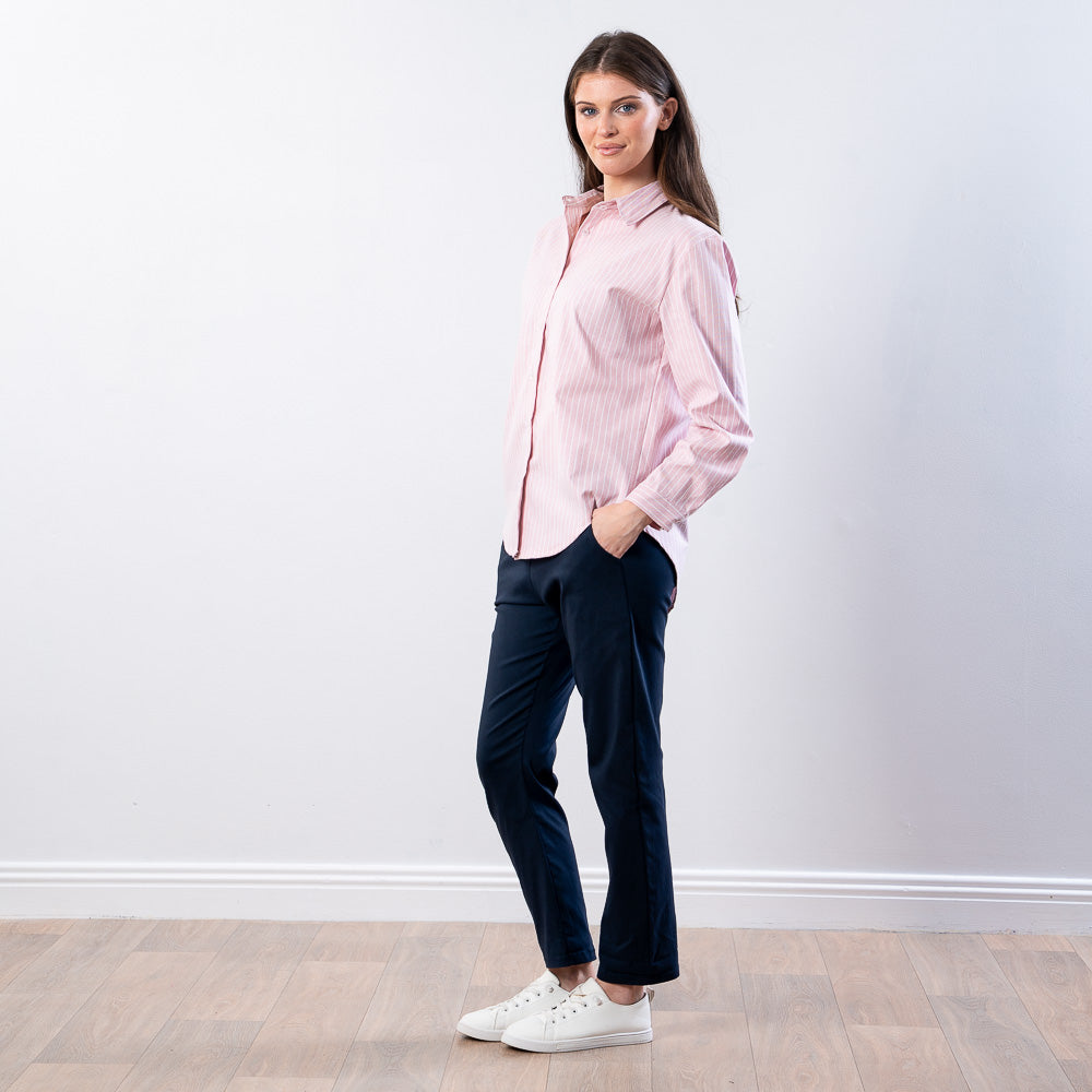 Fallon Stripe Shirt (Pink)