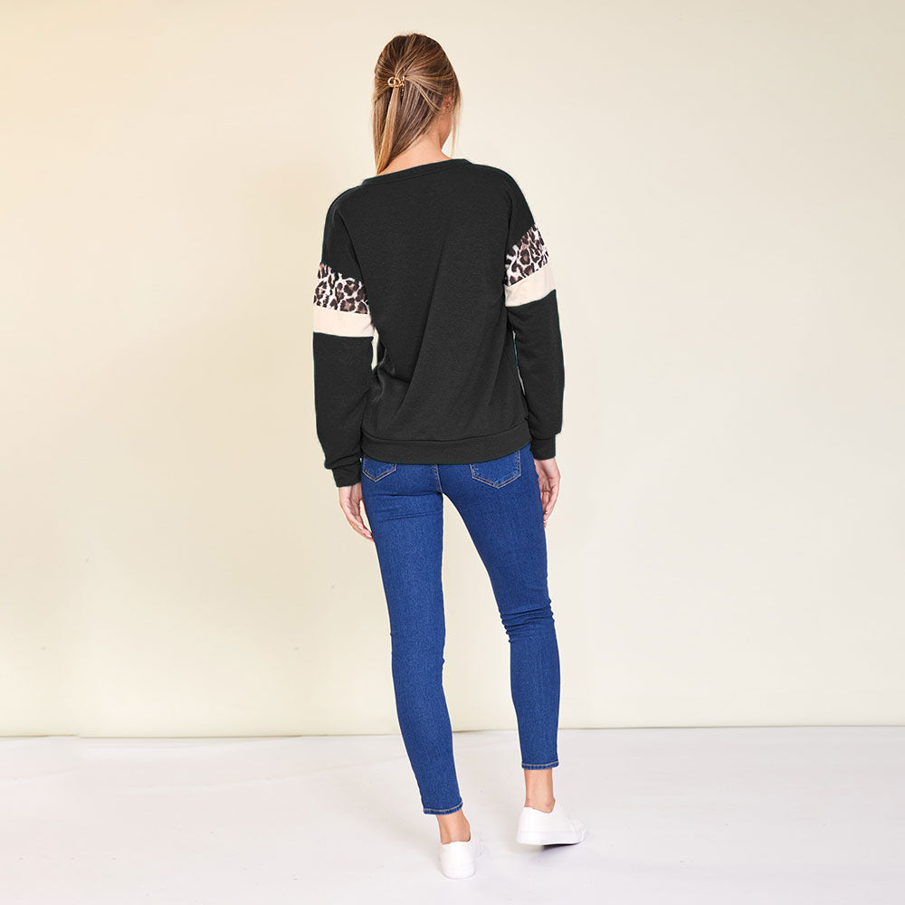 Ally Jumper (Black/Cream) - The Casual Company