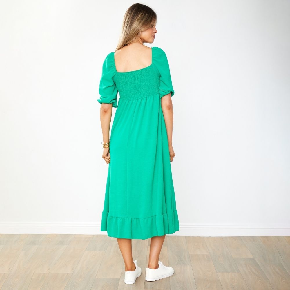 Vella Dress (Kelly Green)