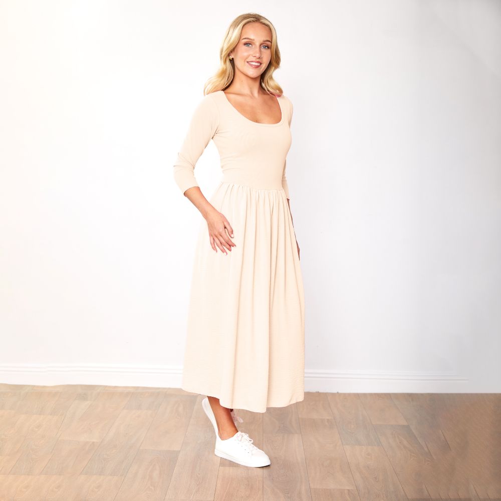 Jackie Dress (Cream)
