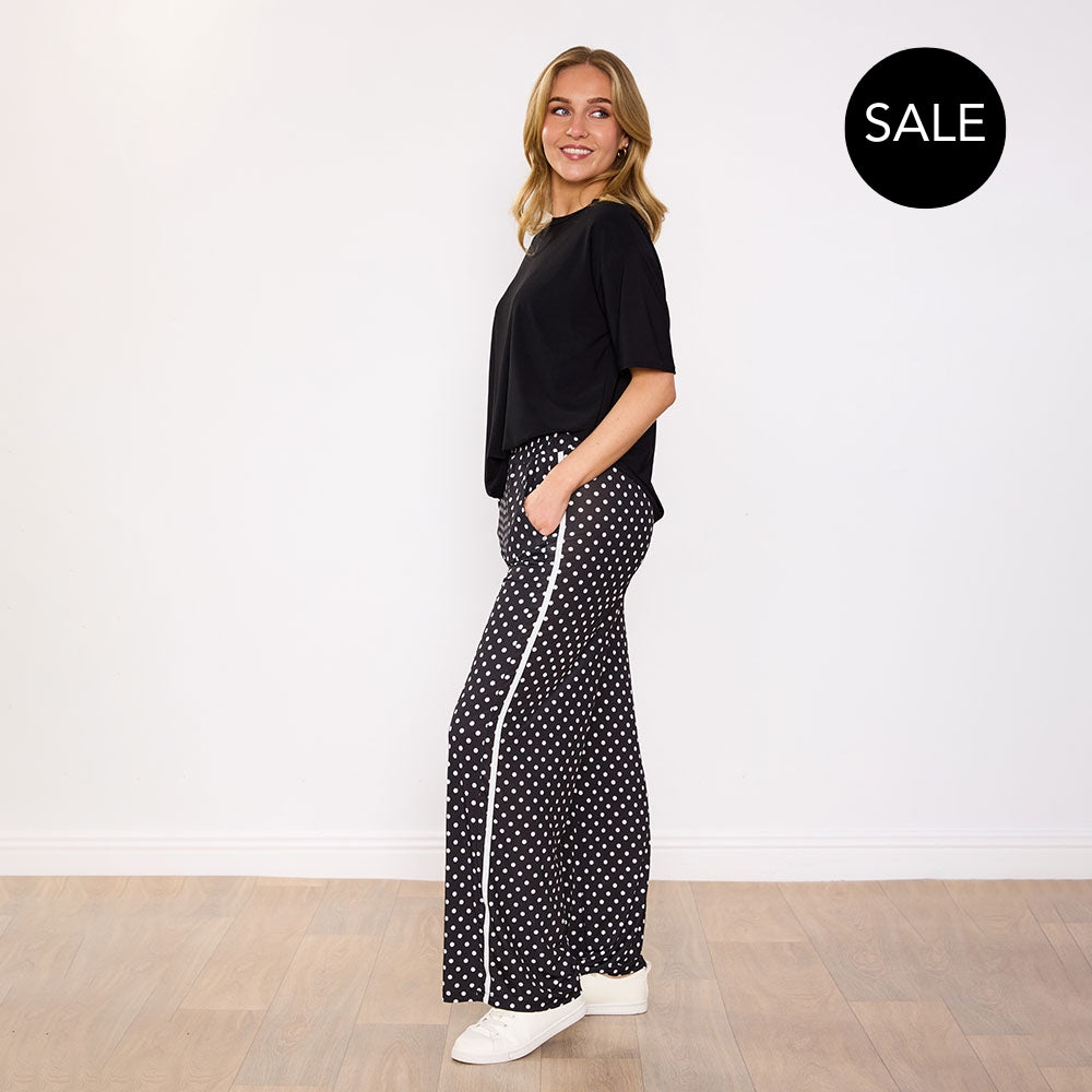 Sheena Co-Ord (Black/Polka Dot)