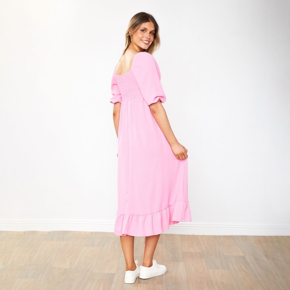 Vella Dress (Candy Pink)