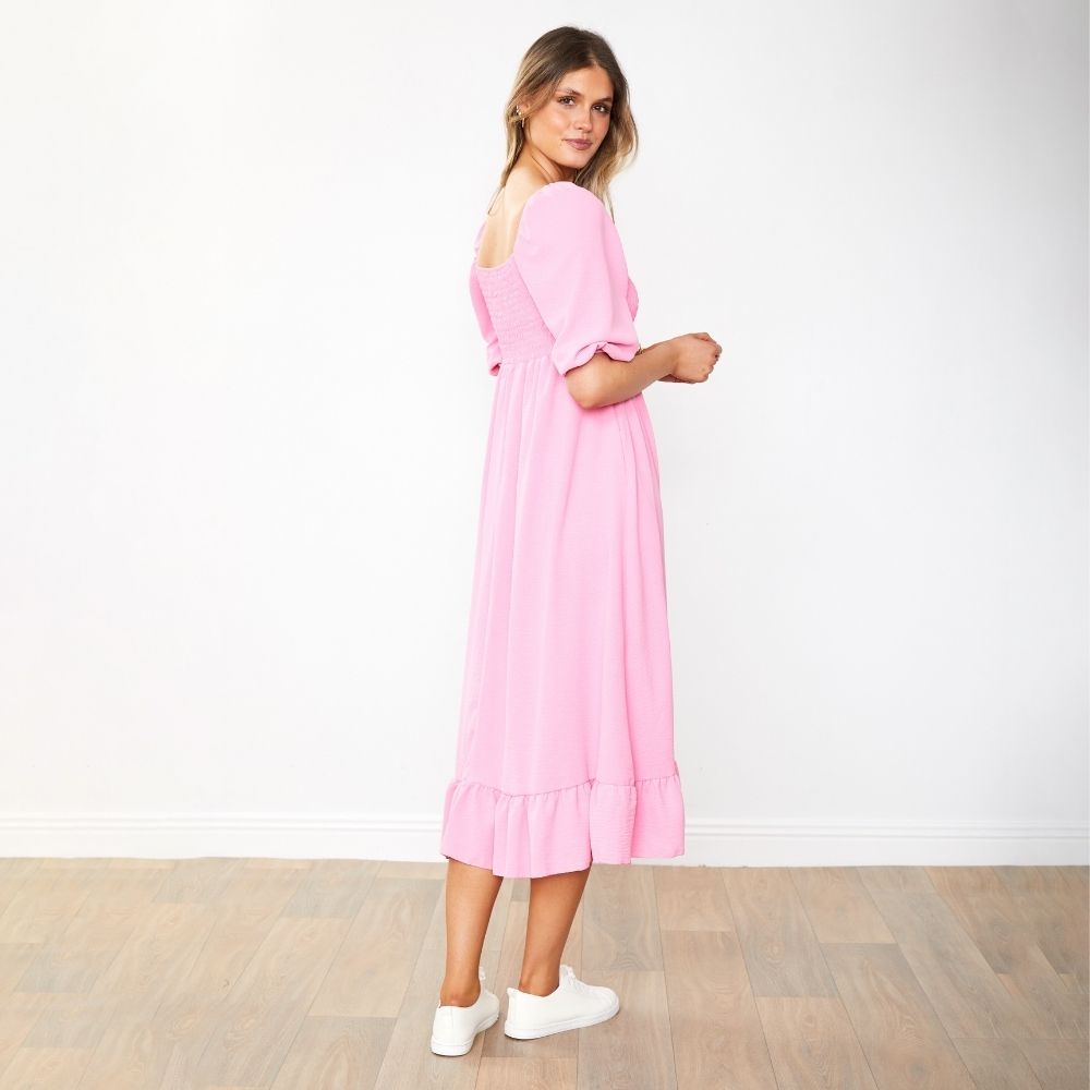 Vella Dress (Candy Pink)