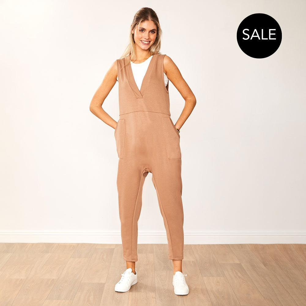 Myra Jumpsuit (Tan)