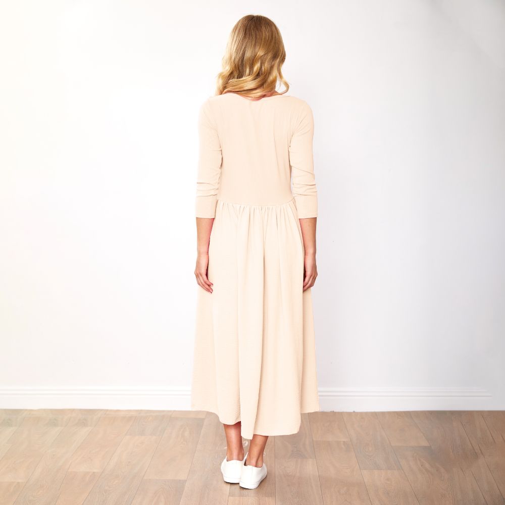 Jackie Dress (Cream)