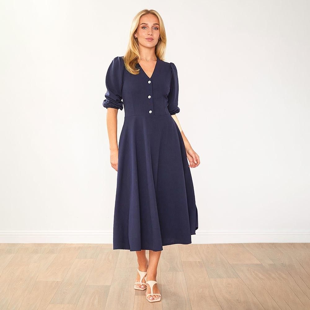 Maisy Dress (Navy)