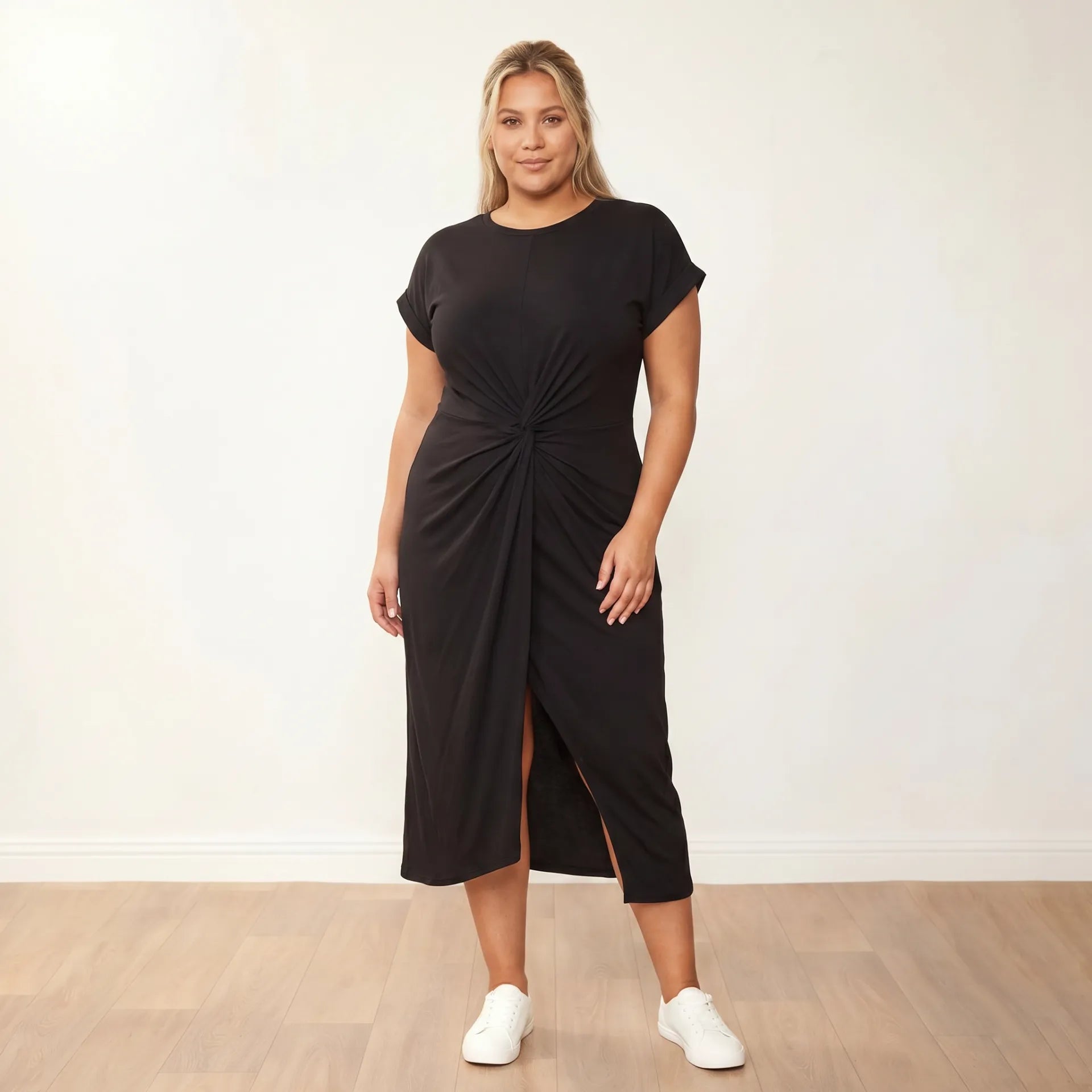Lenny Dress in black – women's dress – view 3