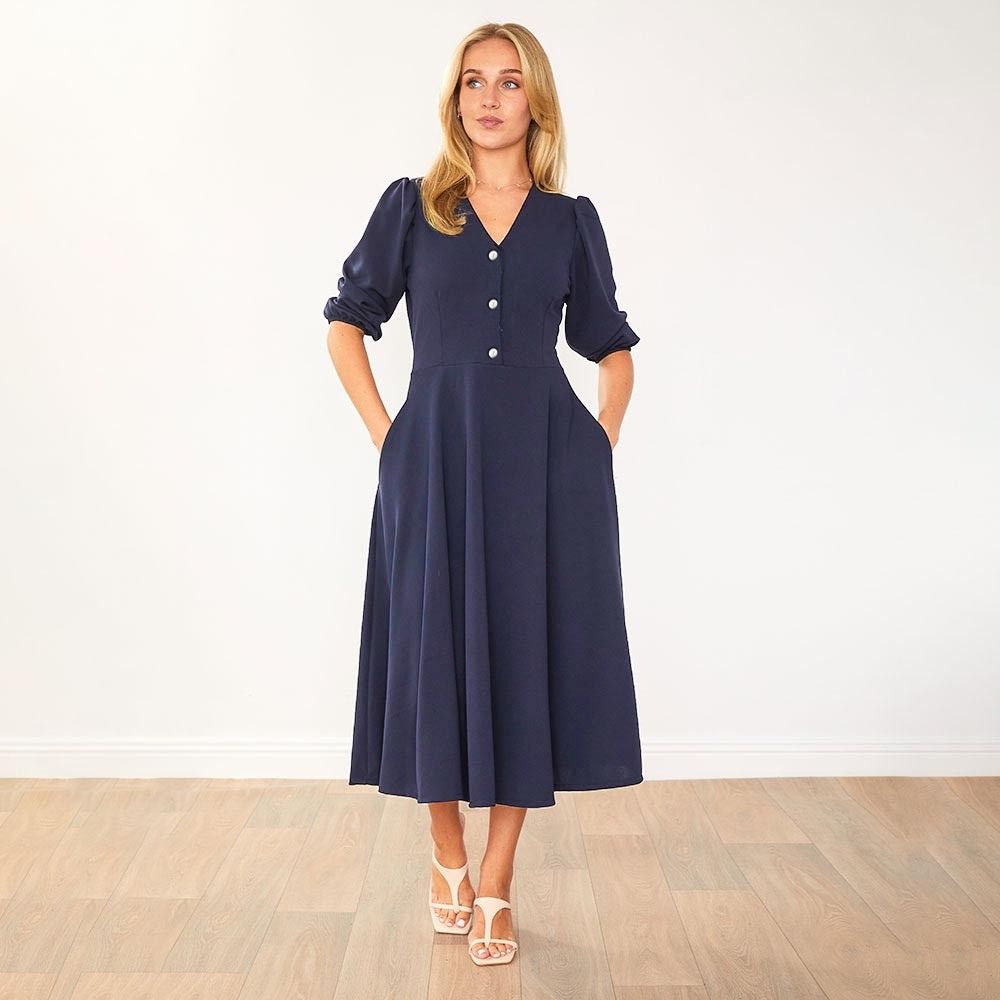 Maisy Dress (Navy)