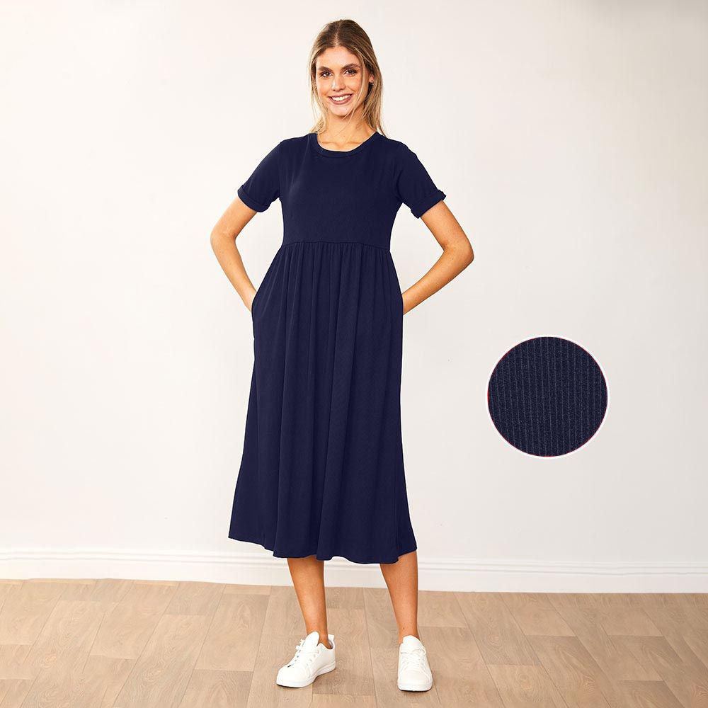 Ely Dress (Navy)