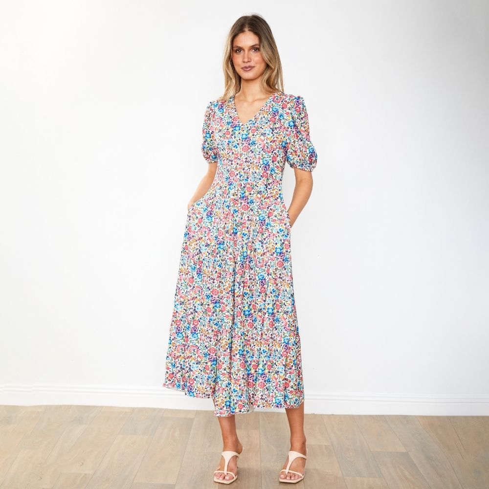 Flora Dress (Pink Rose)