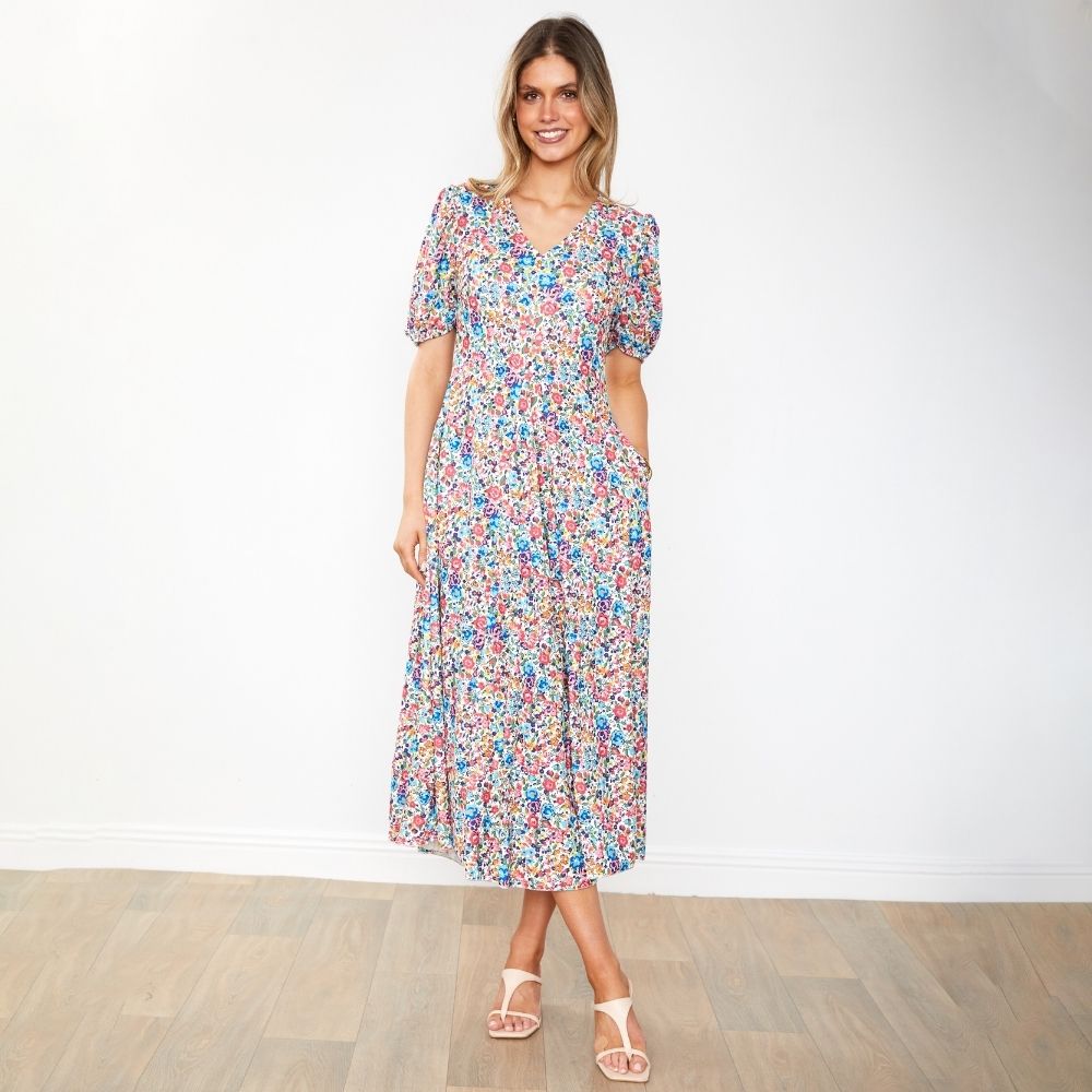 Flora Dress (Pink Rose)