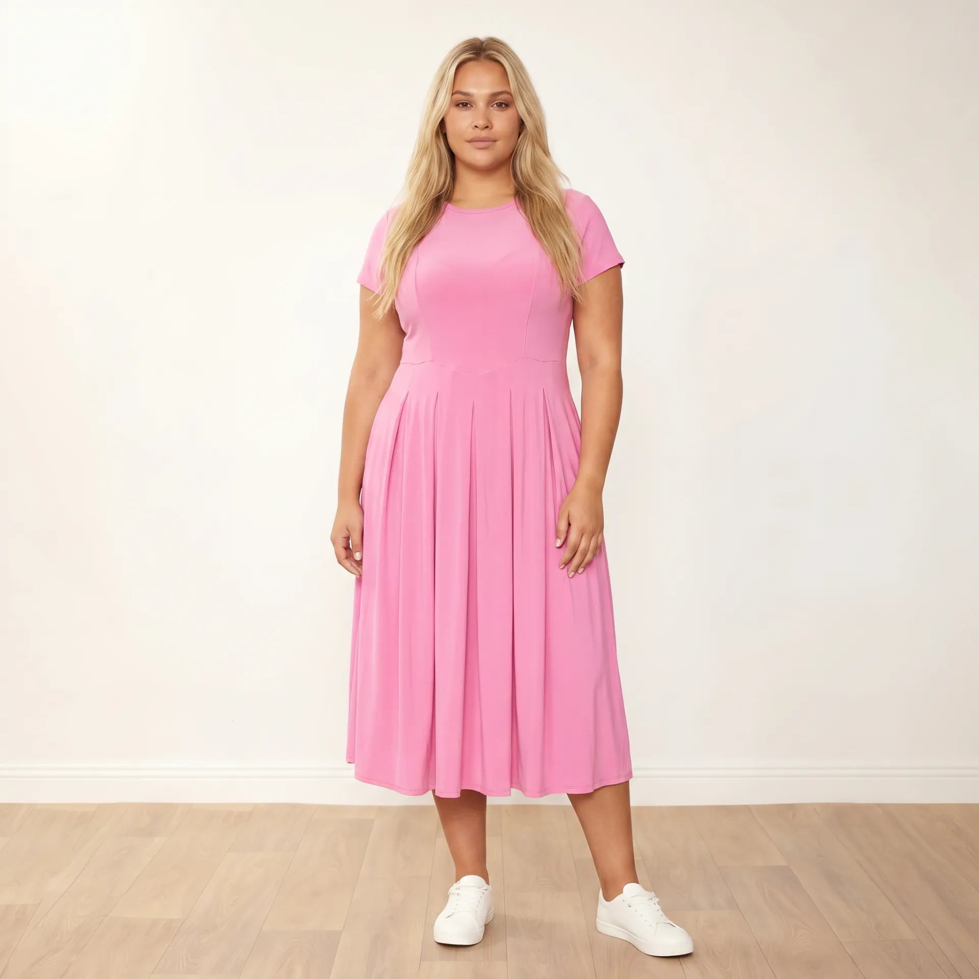 Polly Dress in pink – women's dress – view 5