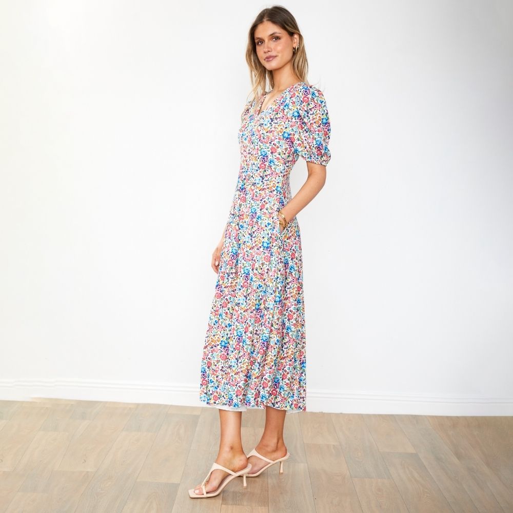 Flora Dress (Pink Rose)