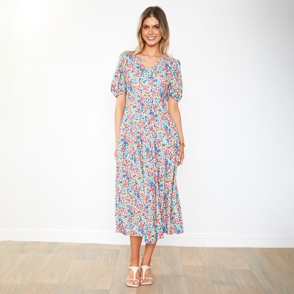 Flora Dress (Pink Rose)