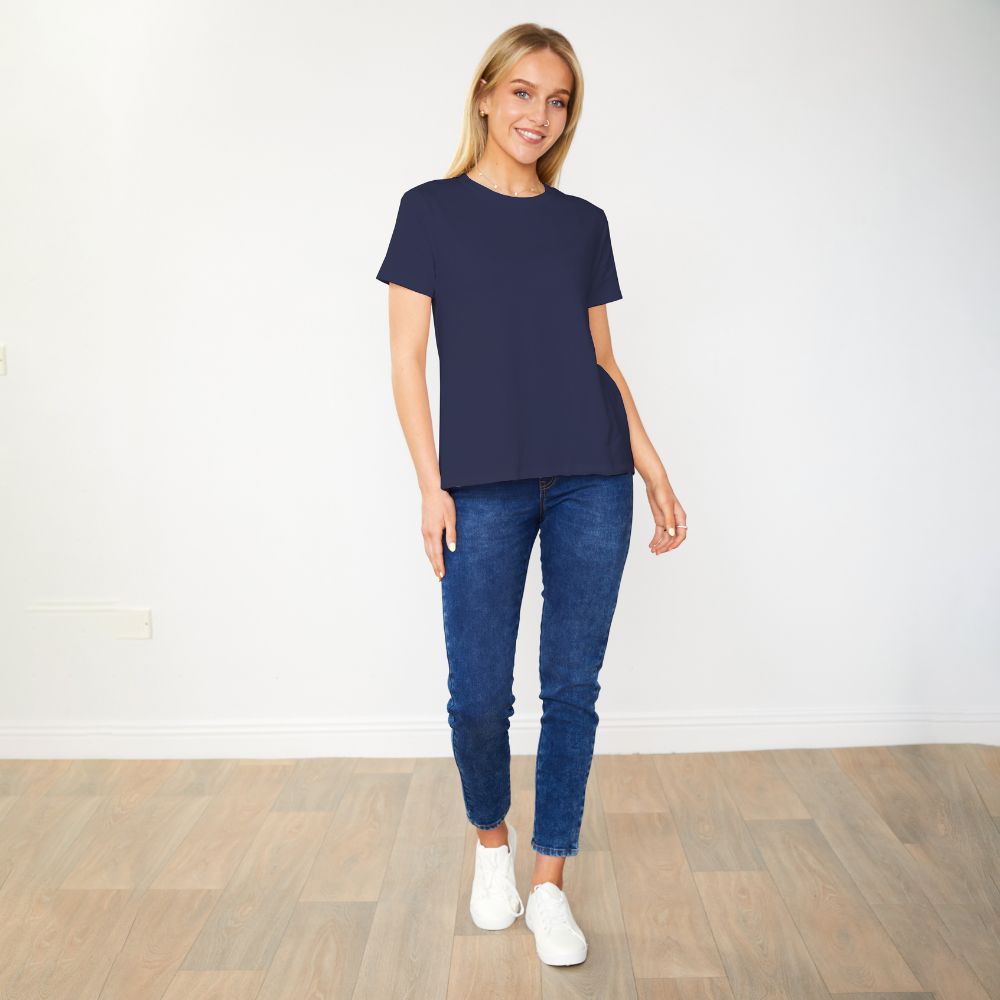 Mila Top Navy & Blue - (2 for €35)