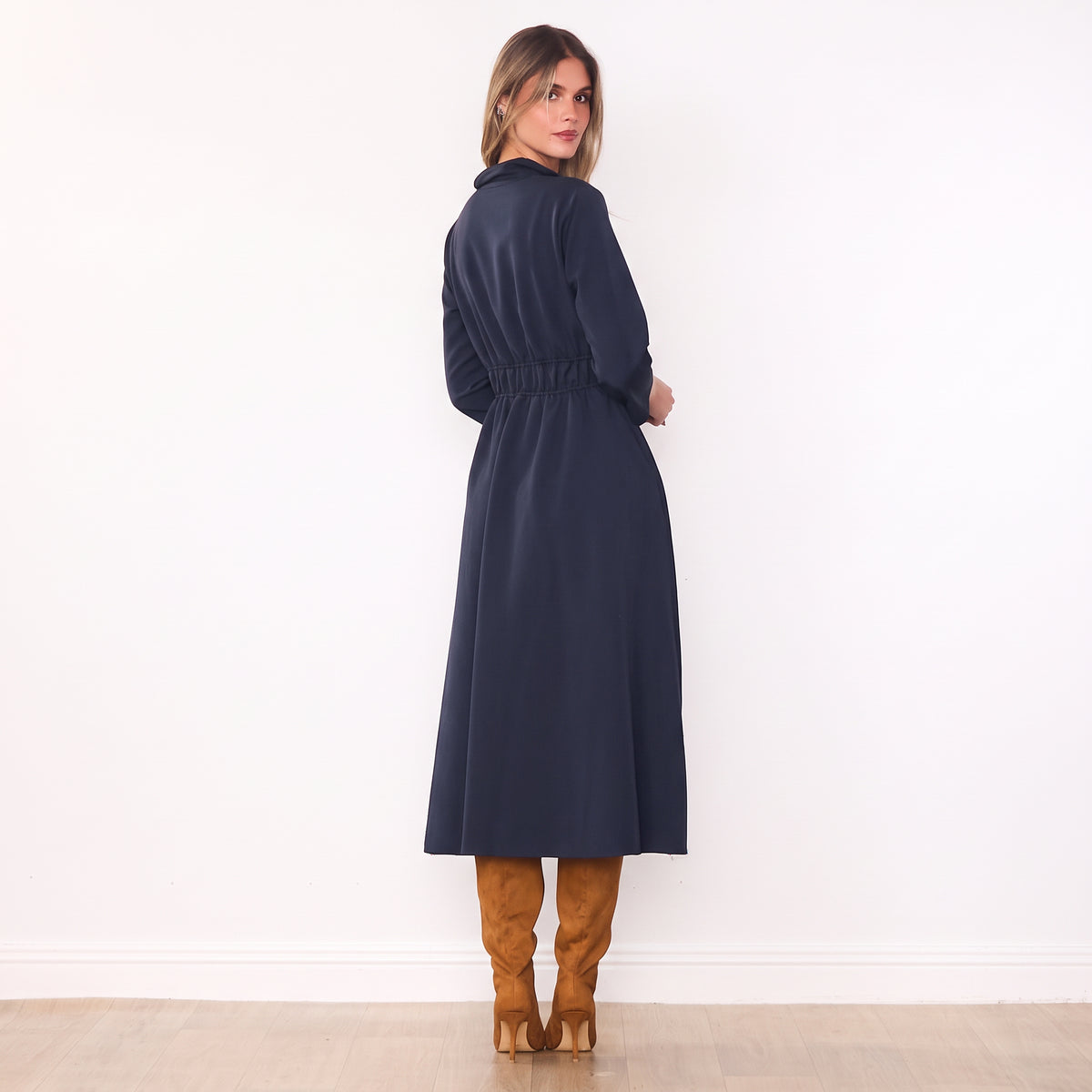 LindaCollarDressNavy12