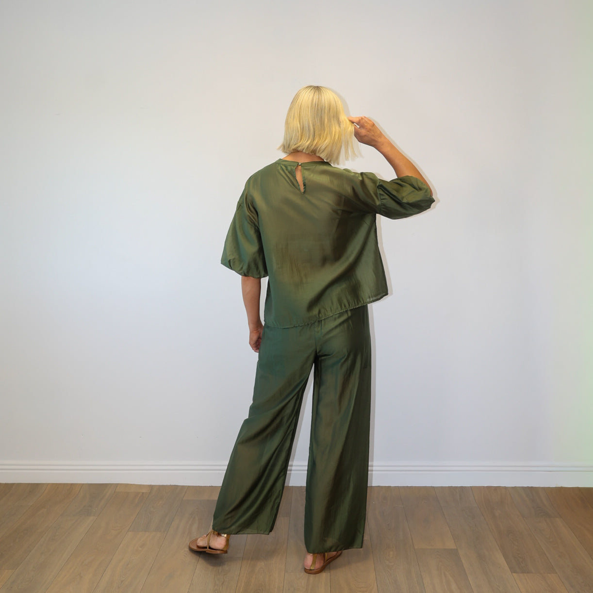 Niamh Co-ord Set (Khaki)