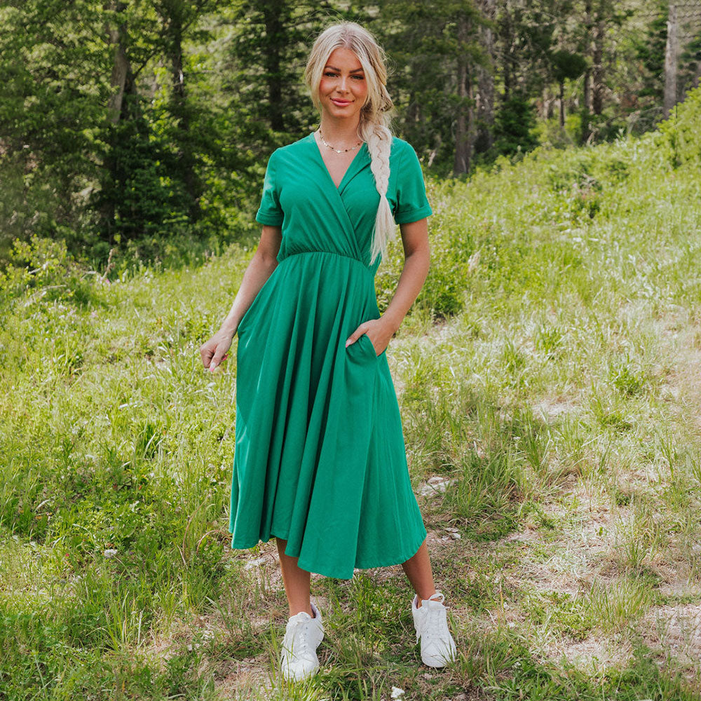 Archie Dress (Green) - The Casual Company