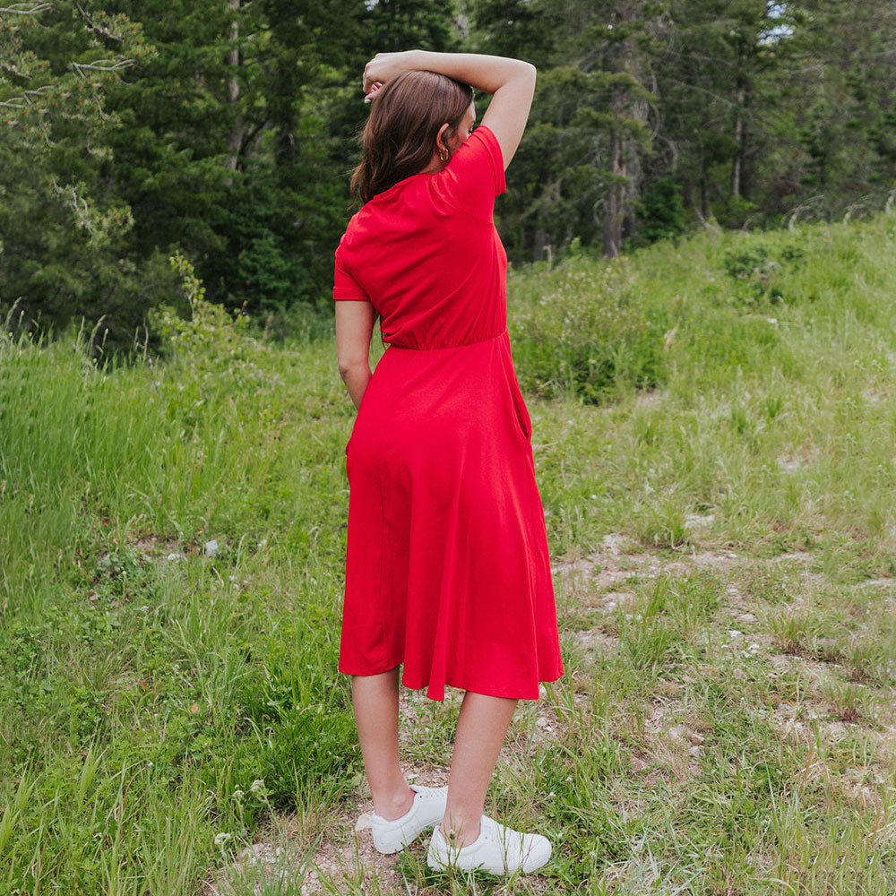 Archie Dress (Red) - The Casual Company