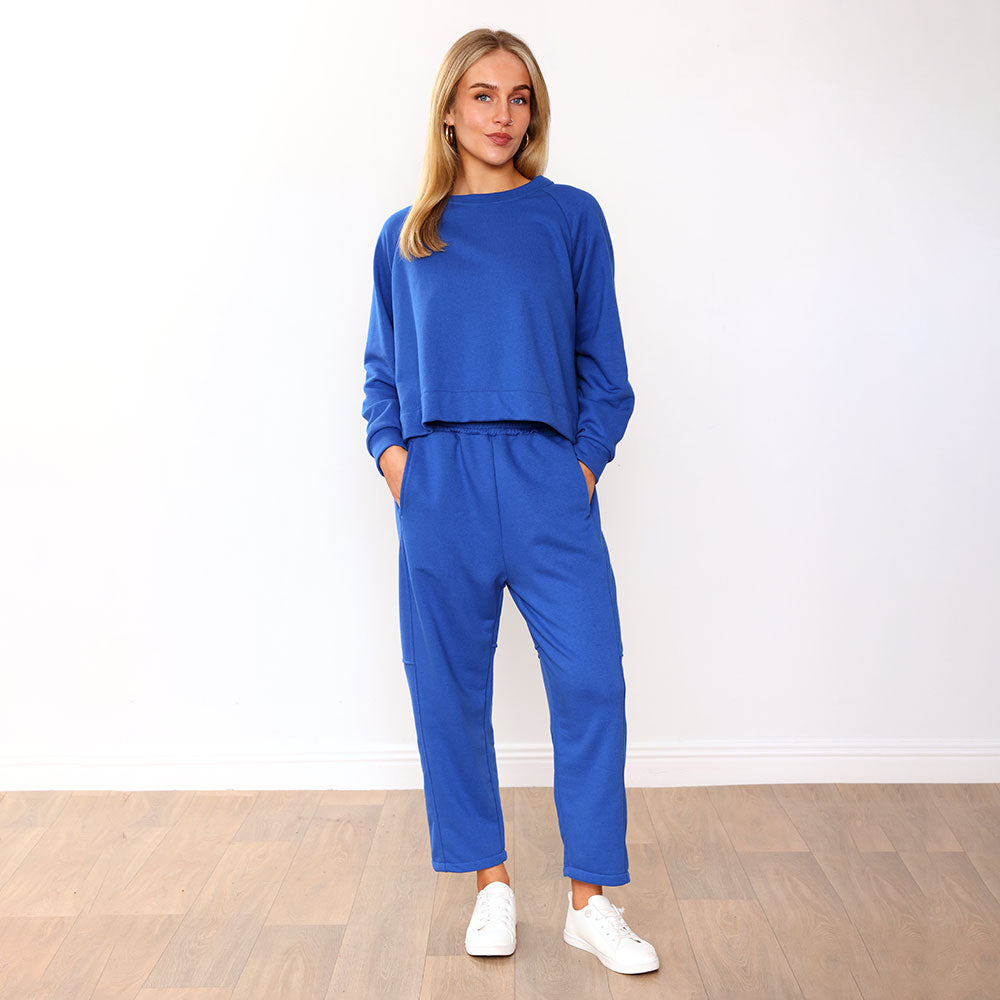 Asher Tracksuit in cobalt – women's tracksuit – view 9