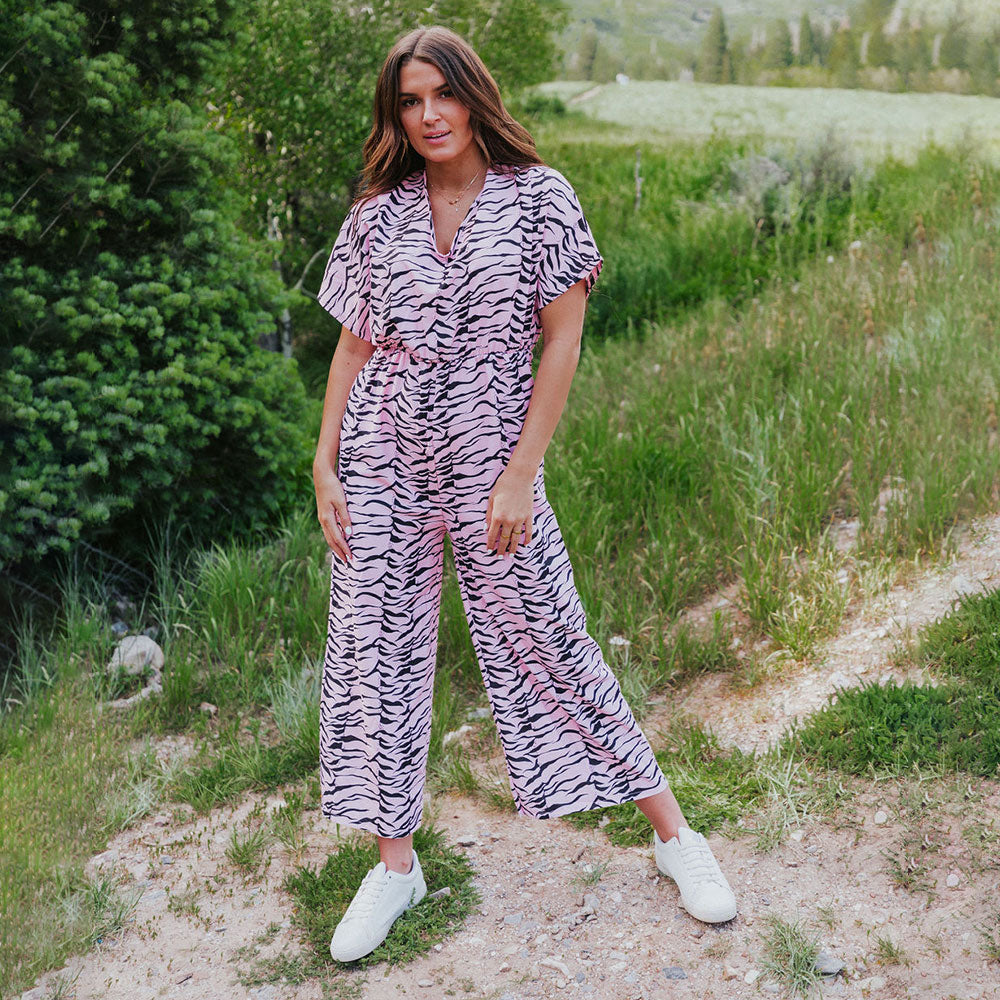 Becky Jumpsuit (Pink) - The Casual Company