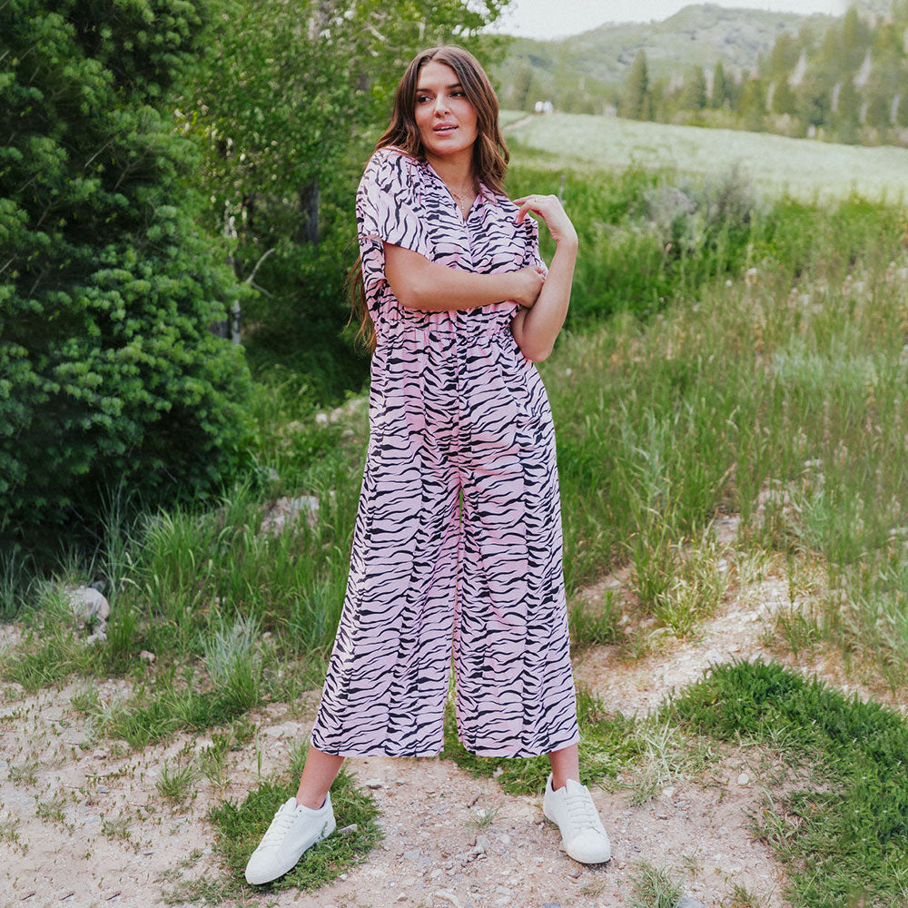 Becky Jumpsuit (Pink) - The Casual Company