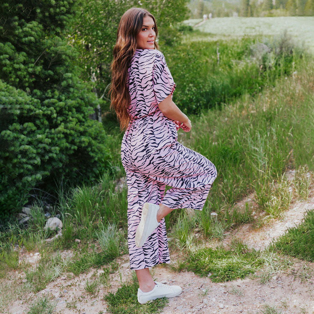 Becky Jumpsuit (Pink) - The Casual Company