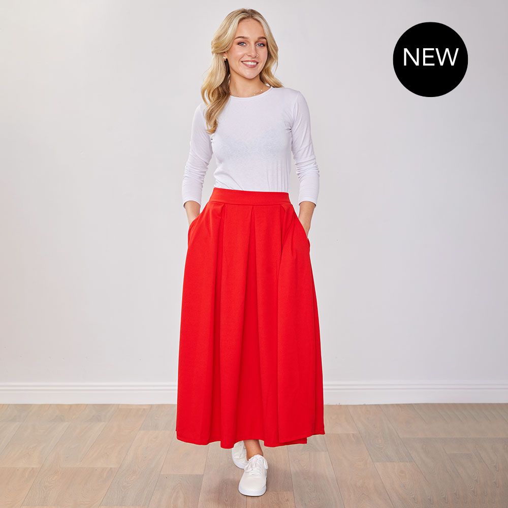 Bella Skirt (Red)