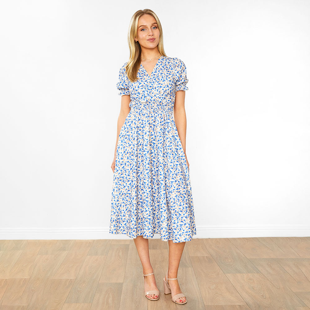 Belle Dress (Honeysuckle Blue)