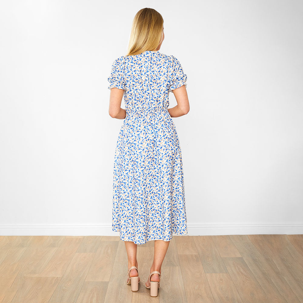 Belle Dress (Honeysuckle Blue)