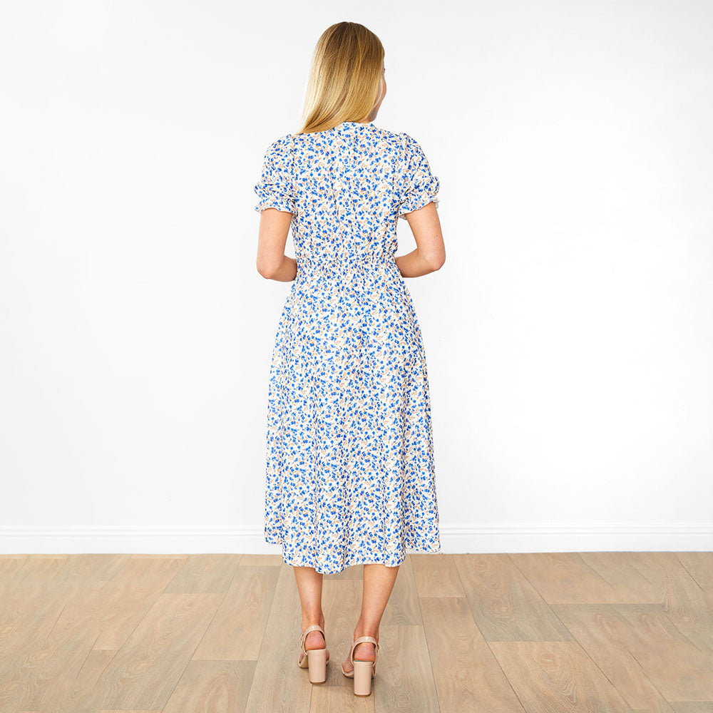 Belle Dress (Honeysuckle Blue)