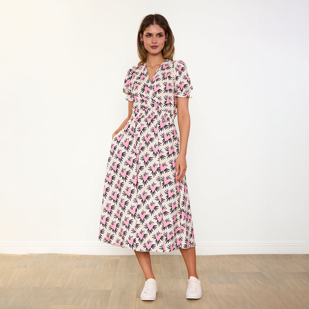 Belle Dress (Pink Heart)