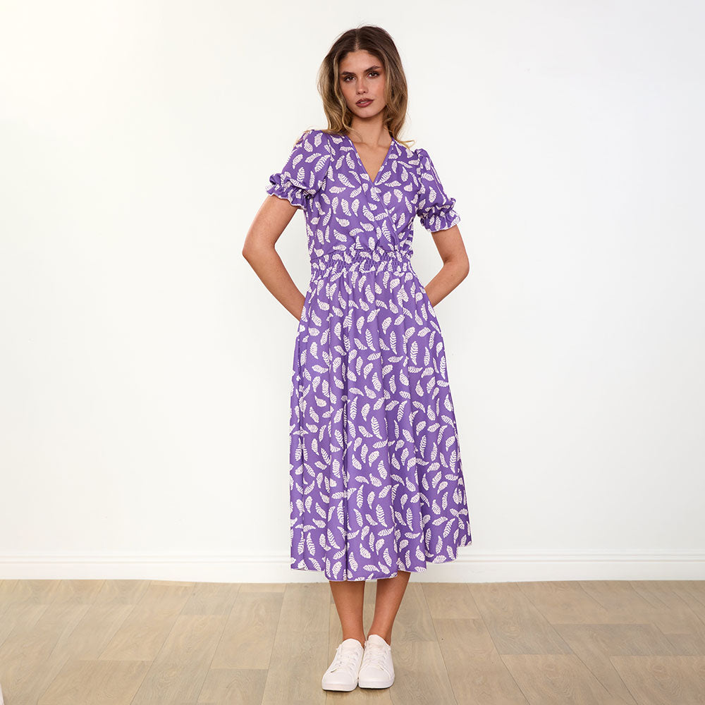 Belle Dress (Violet Feather)