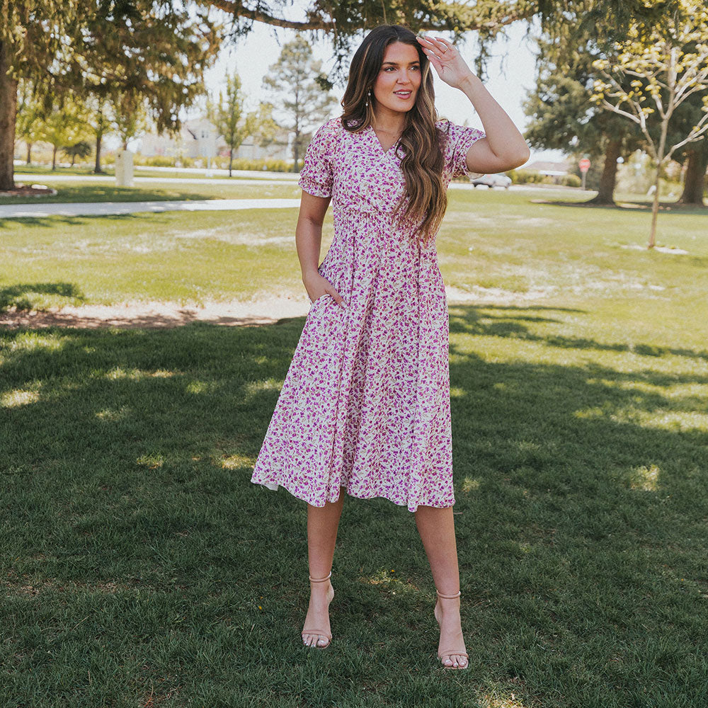 Belle Dress (Honeysuckle Lilac)