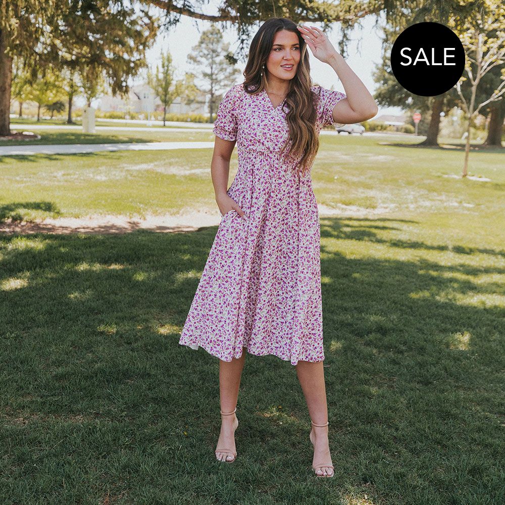 Belle Dress (Honeysuckle Lilac)