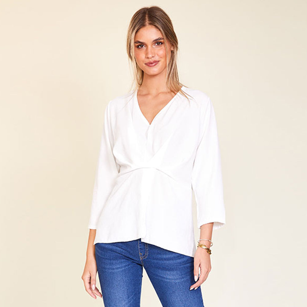 Berkley Top (White) - The Casual Company