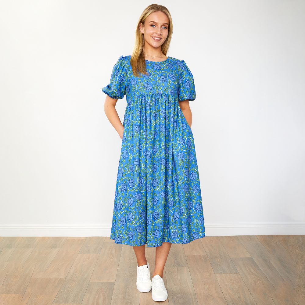 Toni Dress (Blue Lotus)