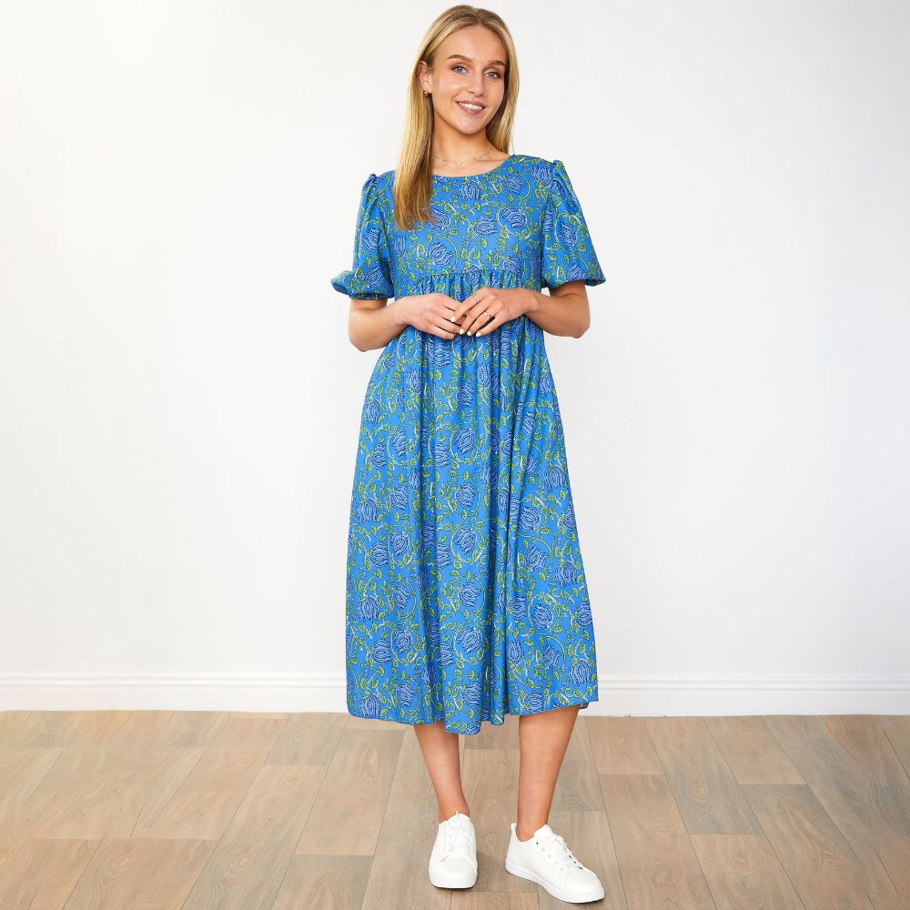 Toni Dress (Blue Lotus)