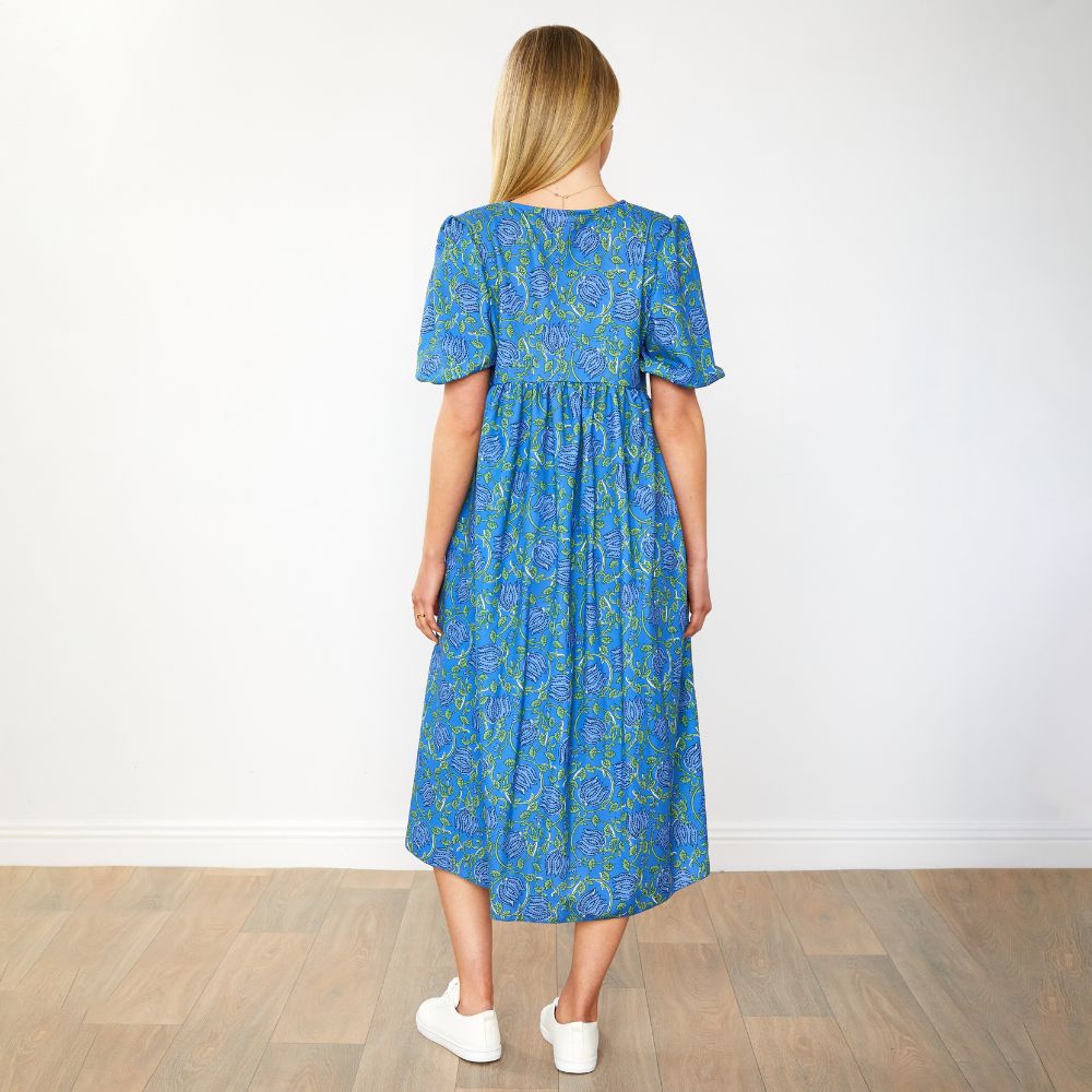 Toni Dress (Blue Lotus)