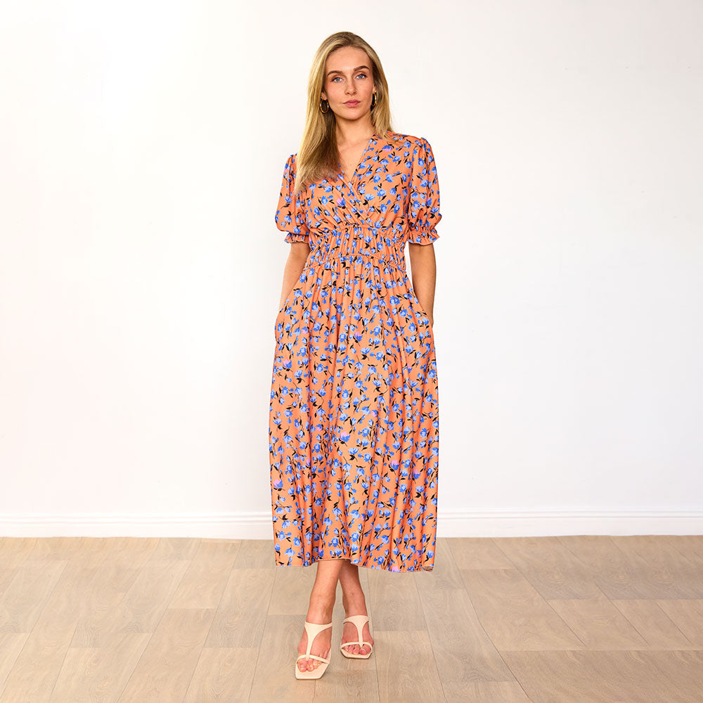 Bonnie Dress (Amber/Blue Bell)