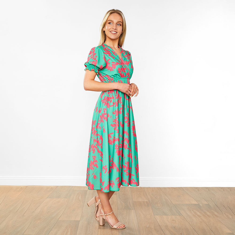 Bonnie Dress (Green Orchid)