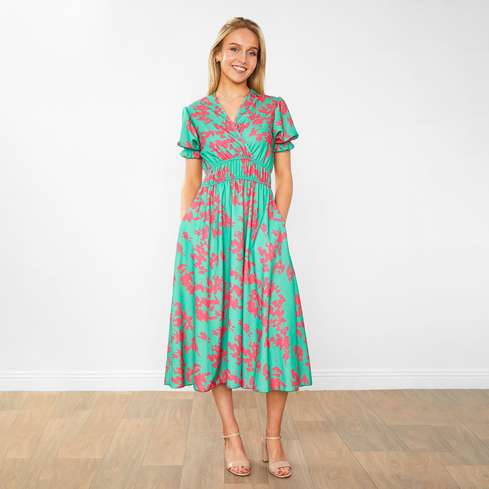Bonnie Dress (Green Orchid)