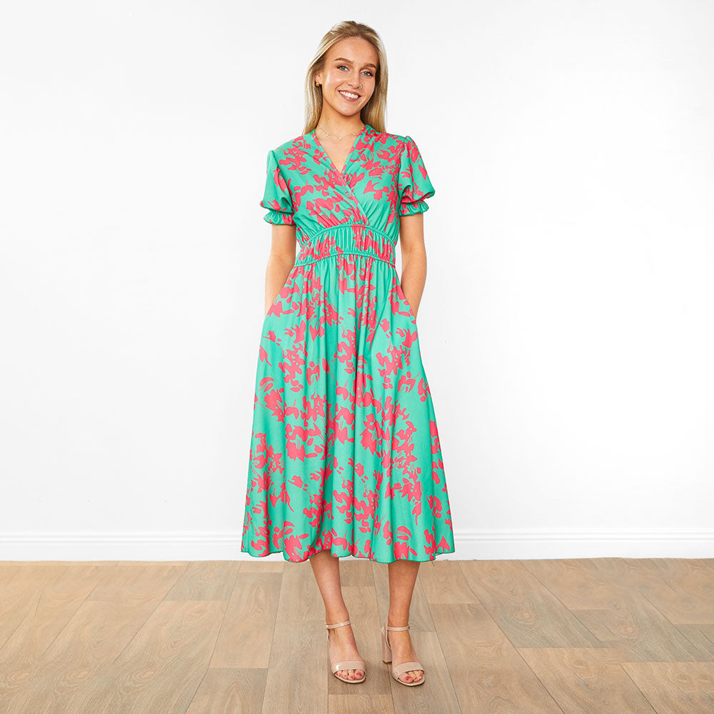 Bonnie Dress (Green Orchid)