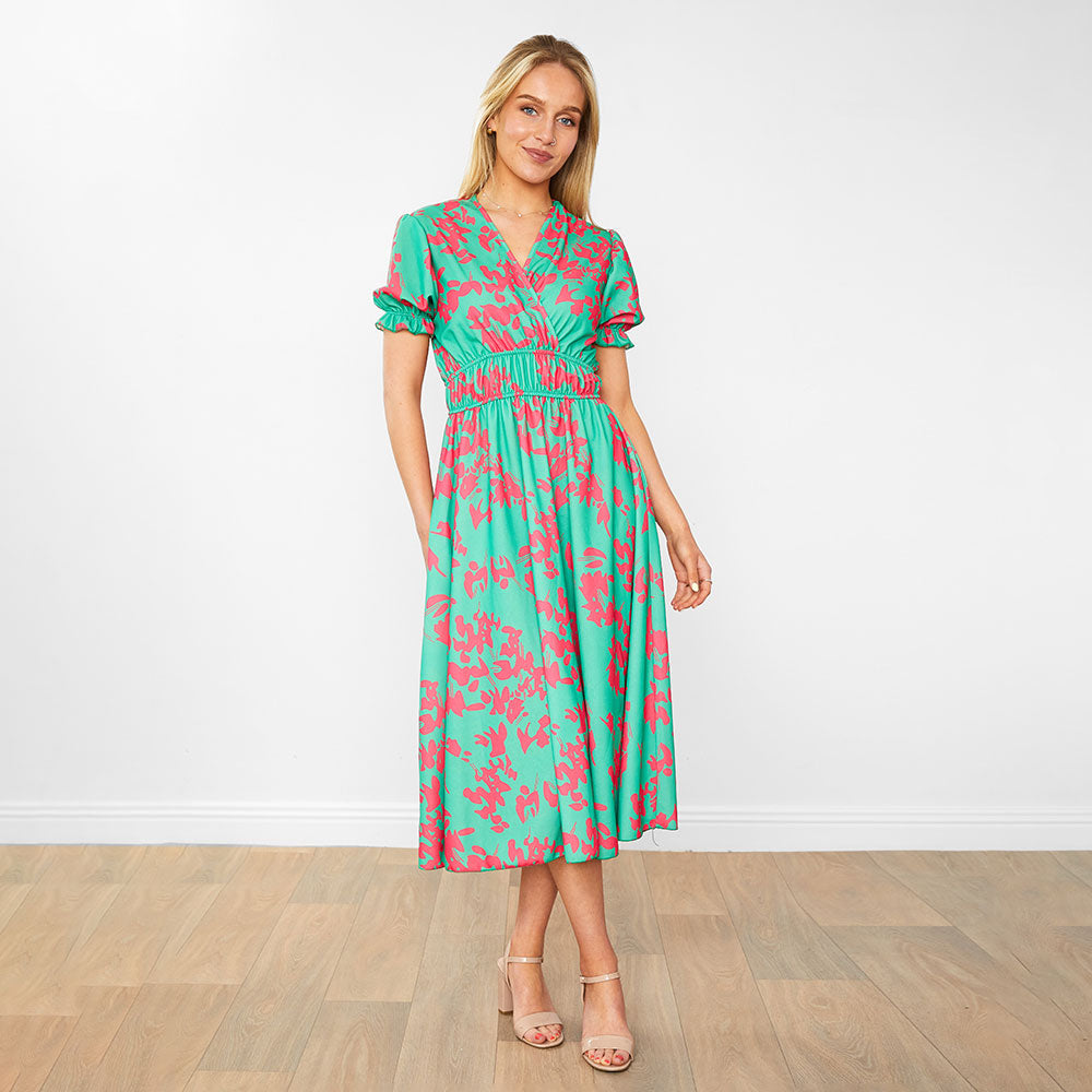 Bonnie Dress (Green Orchid)