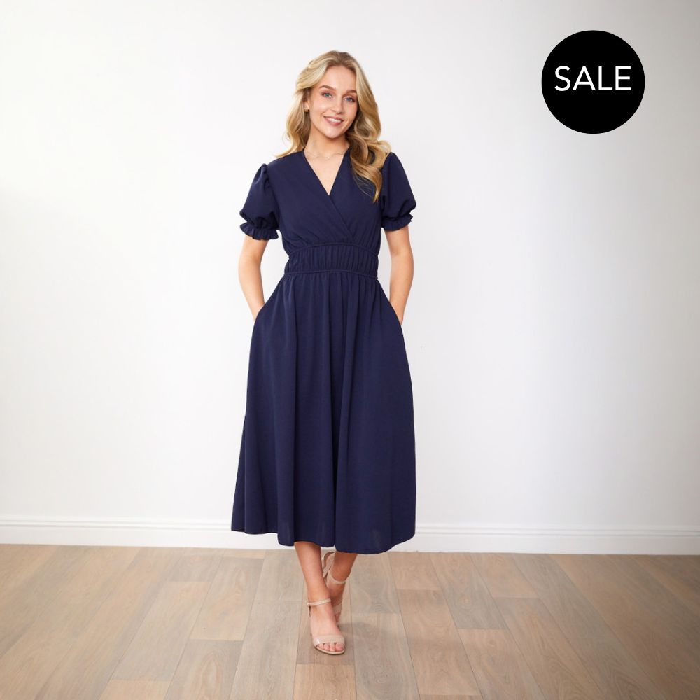 Bonnie Dress (Navy)